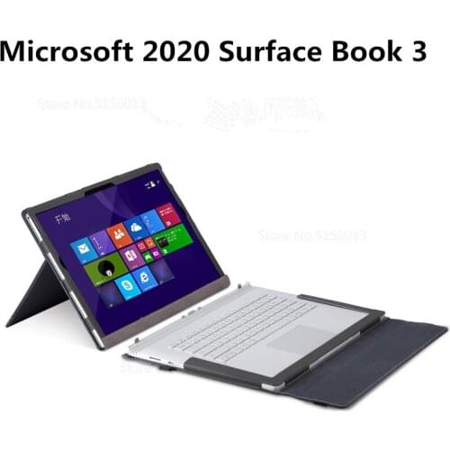 Stand Protective Cover For Microsoft 2020 Surface Book 3 15" Multi-use Design Tablet Laptop Sleeve Case For Surface Book3 15