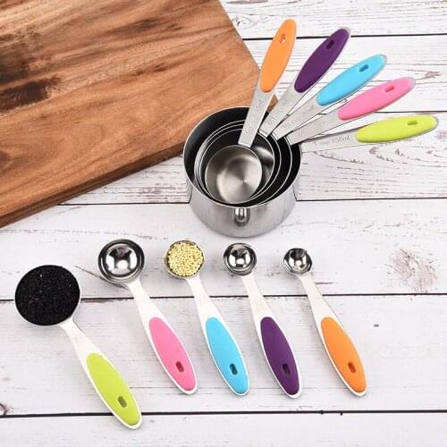 10pcs Kitchen Measuring Spoons Teaspoon Coffee Sugar Scoop Cake Baking Flour Measuring Cups Kitchen Cooking Tools