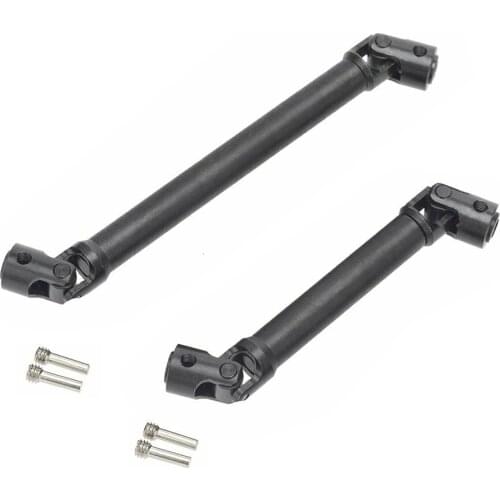 2PCS For Axial 1/10 RBX10 RYFT Ryft Metal Front Rear Drive Shaft Joint Drive Shaft RC Car Replacement Upgrade Spare