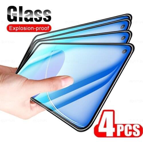 4Pcs Tempered Protective Glass For Oppo Reno 6Z 6.4" Reno6 6 Z Safety Phone Explosiong-proof Armor Cover Film Screen Protector