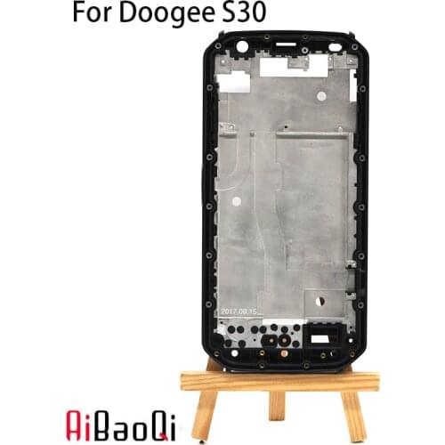 AiBaoQi New Original LCD Front Frame Assembly Replacement for 5.0 inch Doogee S30 Phone+3M adhesive