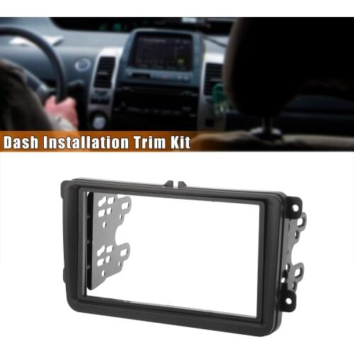 X Autohaux 1 Set Auto Dash Installation Trim Kit Replacement Black for Volkswagen Magotan Sagitar Touran Caddy Passat Golf