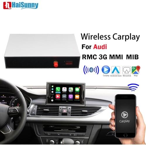Wireless Carplay For Audi Q5 A5 A1 A3 A6 A7 Q3 Q7 MMI 3G 2G RMC Retrofit Car Play Multimedia Auto Reverse GPS Navigation Decoder