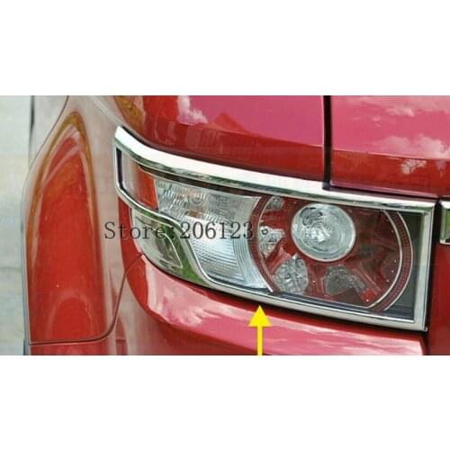 For Land Rover Range Rover Evoque 2012-2016 Chrome Rear Tail Light Lamp Cover Trims