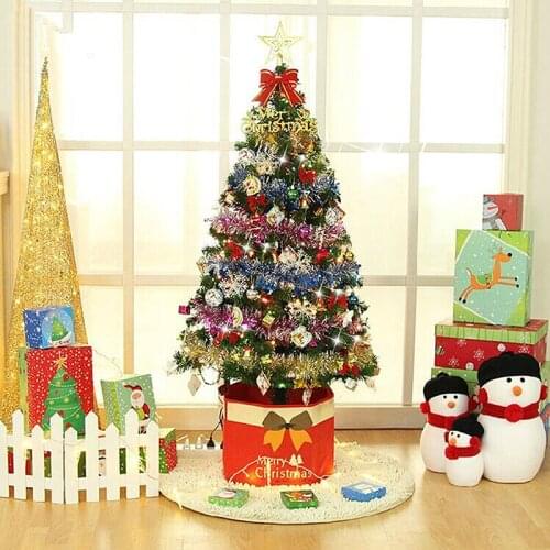 Non-woven Storage Box Durable Christmas Tree Skirt Box Folding Snowmen Base Box Xmas Tree Foot Cover Xmas Decor Multifunctional