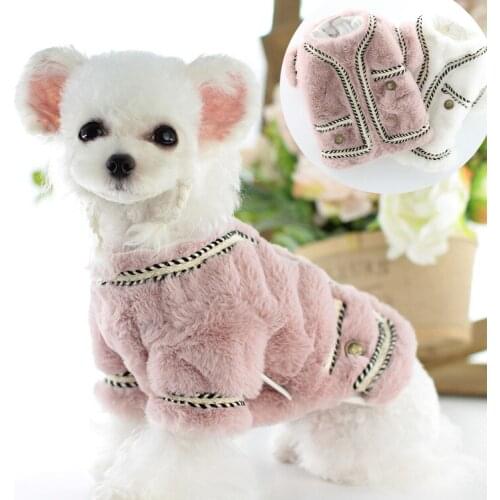 Cute Pet Clothes Soft Puppy Kitten Pet Coats For Small Medium Dogs Cats Warm Winter Dog Cat Jacket Clothing Chihuahua XS-XL