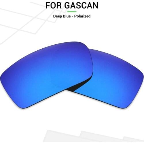 Mryok Anti-Scratch POLARIZED Replacement Lenses for Oakley Gascan Sunglasses Deep Blue