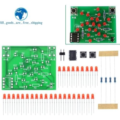 DIY Kit Electronic Windmill Kit DC 5V Funny DIY for Practice Adjustable Speed MCU Design for Soldering Electronic DIY Kit