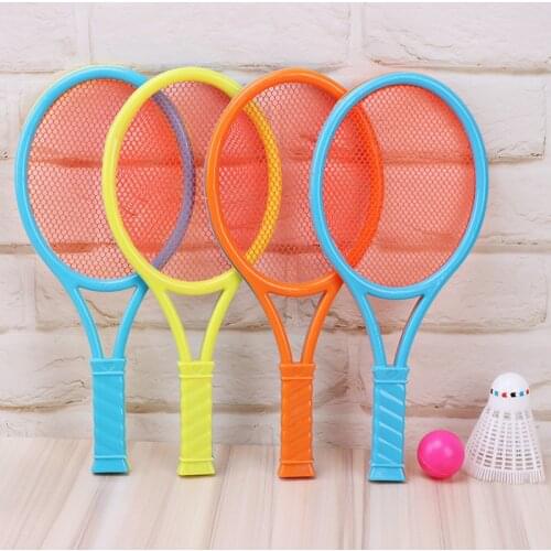 1set Badminton Tennis Rackets Balls Set Children Kids Outdoor Sports Parent-Child Sports Educational Sports Game Toys Children