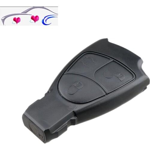2020 New Car key shell case 3 Buttons Remote Control Key Case Fit For MercedesBenz W203 W211 W204 replacement fob case