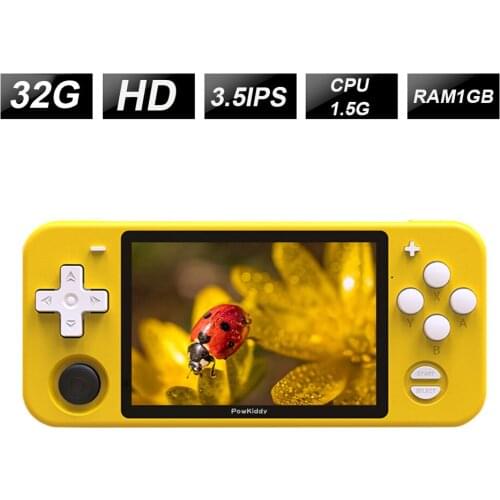Powkiddy Portable RGB10 Retro Handheld Game Console Open Source System Support Video Game Controller For PSP PS1 3DS N64 Kids