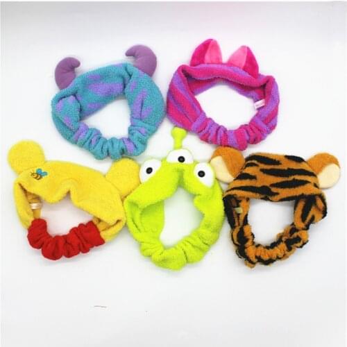 Disney Headband Cartoon Dumbo Alien Lotso Winne Stuffed Plush Hair Band Headwear Cosplay Props Gifts for Children Girls Women