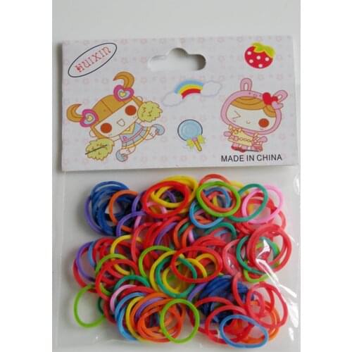 100Pcs/Bag Colorful Dog Grooming High Elastic Rubber Band Hair Ties Ponytail Holder Pet Hair Product Hairpin Hair Accessories