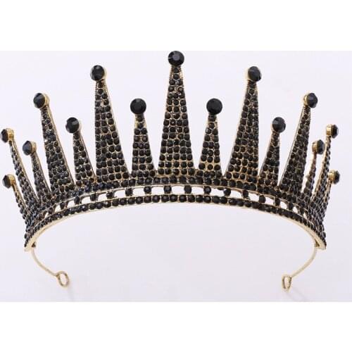 Luxury Tiaras And Crowns Crystal Princess Pageant Engagement Headband Wedding Hair Accessories Evening Dress Bridal Jewelry New