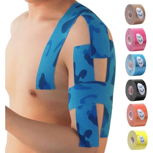 Sports Elastic Muscle Bandage Muscle Tape Support Elastic Sport Adhesive Bandage Gym Fitness Muscle Strap Fitness Protection