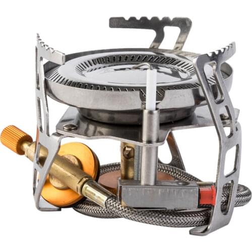 Outdoor Gas Burner Stove Portable Single Burner Outdoor Stove Butane Gas Cooker For Home Brewing Barbecue Picnic