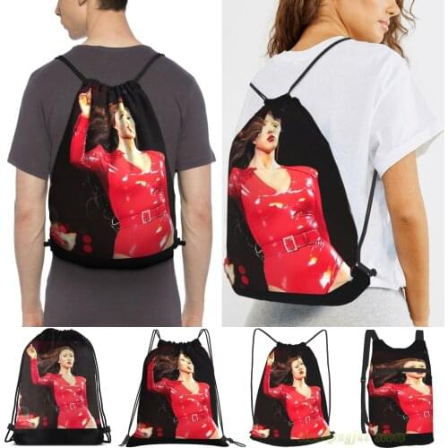 Mamamoo Hwasa Women Purpose Drawstring Backpack Bags Men Outdoor Travel Backpacks For Gym Training Swimming Fitness Bag