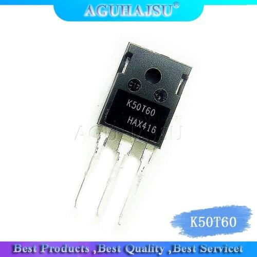 1PCS/LOT K50T60 IKW50N60T Inverter 50A 600V Single Tube IGBT Inline TO-247