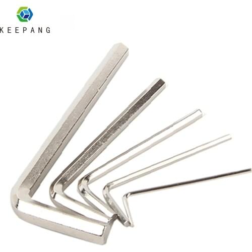 10pcs M2 M3 M4 M5 Allen Wrench Hex Key Wrench L-type tool for Allen Screw 3D Printer Parts L Wrench