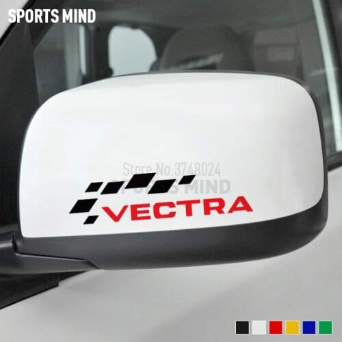 3 Pairs Vinyl Car-Styling For Opel VECTRA Vauxhall Vectra Accessories GTC OPC Rear view Mirror Car Sticker Decal
