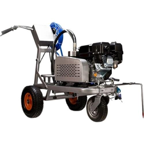 8LCold Paint Spray Road Marking Machine Double Spray Road Line Marking Machine Parking Lot Football Field Street Park Space Mark