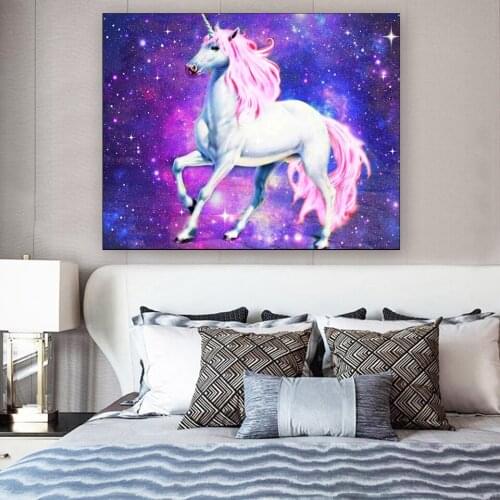 Diy 5d Diamond Painting Unicorn Pattern Diamond Mosaic Home Decor Diamond Embroidery Cross Stitch Kits Handmade Gift