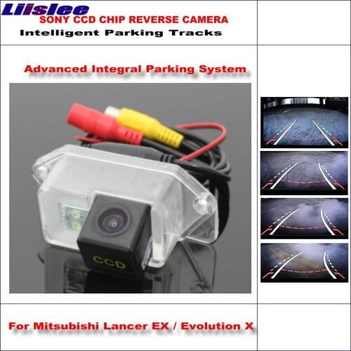 Car Parking Reverse Backup Camera For Mitsubishi Lancer EX / Evolution X Intelligent Dynamic Trajectory Rear View Camera