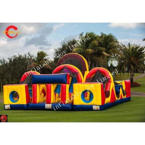 Free ship to sea port,boot camp inflatable obstacle course jumping games,commercial giant inflatable obstacle course for kids