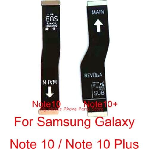 Main Motherboard Flex Cable For Samsung Galaxy Note 10 Note10 N970 / Note 10 Plus 10+ N976 Main Board Connector Flex Cable Parts