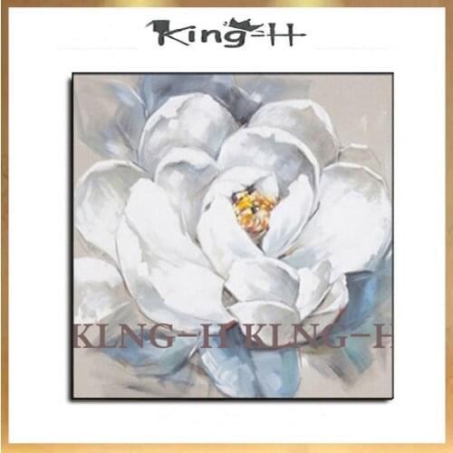 Oil painting a mano de alta calidad moderna hermosa flores coloridas pintura al óleo sobre lienzo arte de pared hecho a mano tal