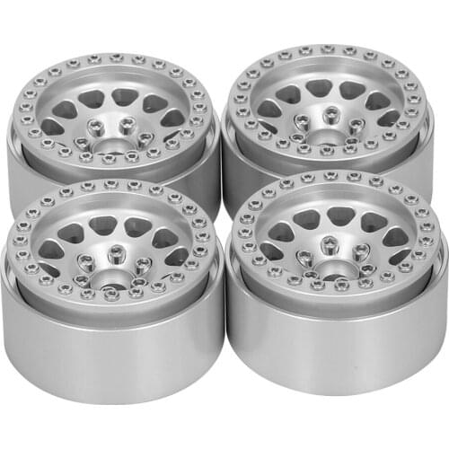 4x 1.9" Beadlock Wheels Rims for Axial SCX10 II 90046 D90 HSP Crawler