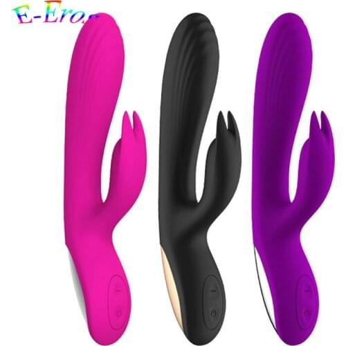 ORISSI Powerful Rabbit Vibrator 10 Speed Vibration G Spot Huge Electric Dildo Vibrators For Women Sexy Vibrating Toys For Women