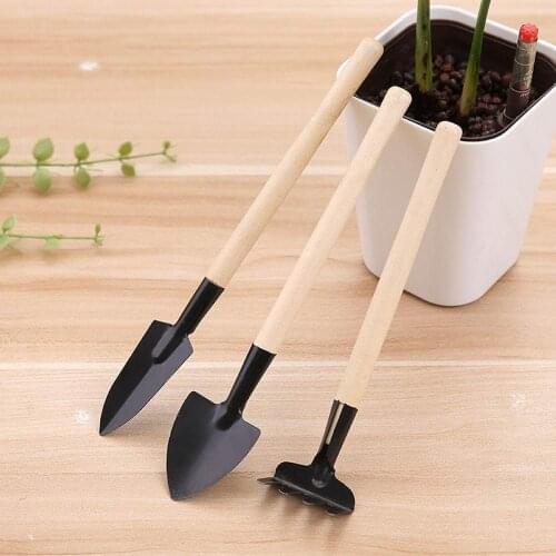 New Home Gardening Tool Set Balcony Home-grown Mini Digging Suits Three-piece Shovel Rake Garden Tools Combination Drop Shipping