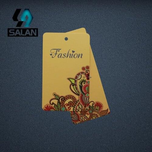 Wholesale Customize Letters Logo in Font Hang tag Logo Garment Label with free string customized Hang tags GT001