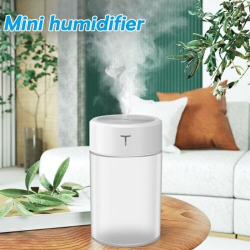 Portable Mini Humidifier with Night Light Super Quiet Humidifier for Bedroom Home Office TN88