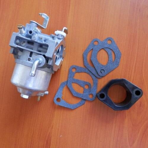 GM291 CARBURETOR & INSULATOR FOR MITSUBISHI GM300 GM301 GB290 GB300 GT1000 MGE4000 4800 MBG5500 8HP 10HP MIKUNI CARB GASKETS