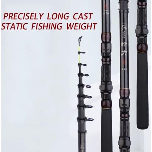 Jinsong EAGLE EYE BOLO Stiff Bolognese Extra-Fast Carbon Telescopic Fishing Rods 1.8m 2.1m 2.4m 2.7m 3m 3.3m Light Weight