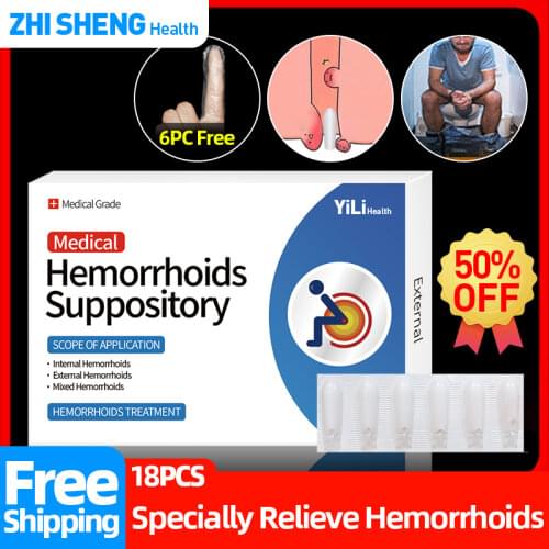Musk Hemorrhoids Suppository Medical Hemorrhoid Treatment Piles Anal Fissure Bloody Stool Inflammation Analgesic Health Care