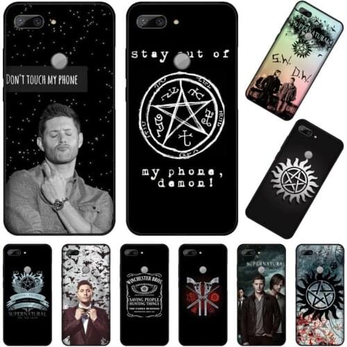 Supernatural American TV show Phone Case For Huawei Honor 7C 7A 8X 8A 9 10 10i Lite 20 NOVA 3i 3e soft shell funda hull