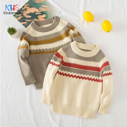 2019 Autumn Boys Sweaters Baby Boy/Girls Turtleneck Sweaters Stripe children Sweaters For Winter Knitted Bottoming Clothes DC190