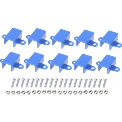 T3EC 10Pcs Mounting Bracket N20 Micro Gear Motor Base Fixed Seat Frame Holder 12mm
