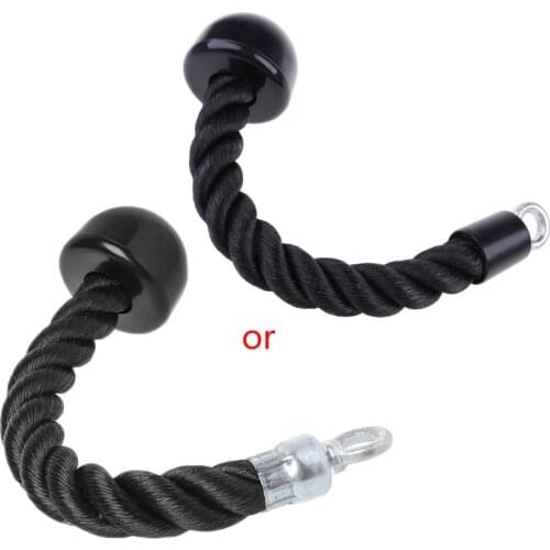 Gym Fitness Equipment Tricep Rope Biceps Strength Training Bodybuilding Exercise 448D