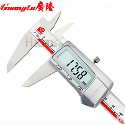 High quality 0-150mm 6inch Guanglu brand ABS Origin Digital Caliper super LCD electronic vernier caliper micrometer gauge