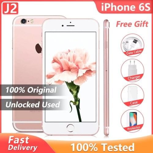 100% Original Apple iPhone 6S Used 99% New Dual Core Cellphone 4.7'' 2GB RAM 16/64/128GB ROM 12MP Camera Unlocked Smartphone
