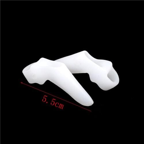 Foot Care 2pcs Silicone Hallux Valgus Braces Gel Insoles Big Toe Corrector Toe separator Toes Rehabilitation Tool