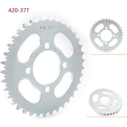 420 Steel 37T Waterproof Motorcycle Rear Sprocket For 50cc 70 110cc 125cc Dirt Pit Bike Chinese ATV Taotao
