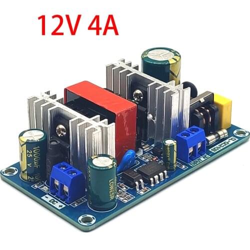 AC-DC 12V4A 50W Switching Power Supply Module 12V50W Switching Power Supply Board Bare Board AC-DC 110/220V To 12V