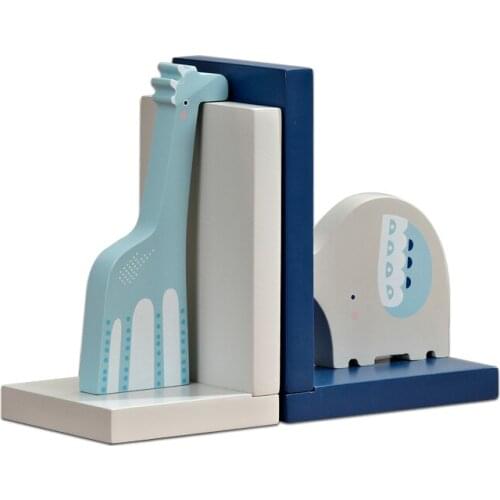 Cartoon Animal Bookends Desktop Decorative Bookends Book End Shelf Bookend Holder Kid Study Decorate Furnishing Articles