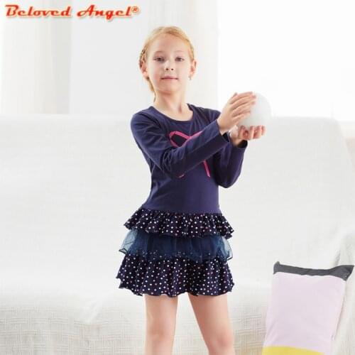 Kids Dress Girls Long Sleeve Toddler Vestidos Tutu Princess Girls Dress Cotton Children Dress Clothes Christmas New Year Costume