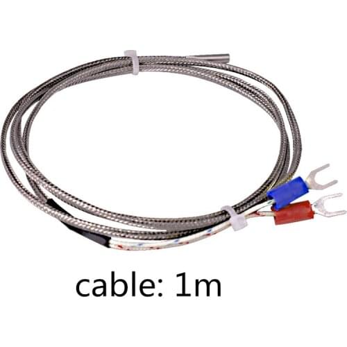 6pcs/lot Duplicator 4 Series 3D Printer Parts Thermocouple K Type Temperature Sensor For Temperature Controller 3*15*1000